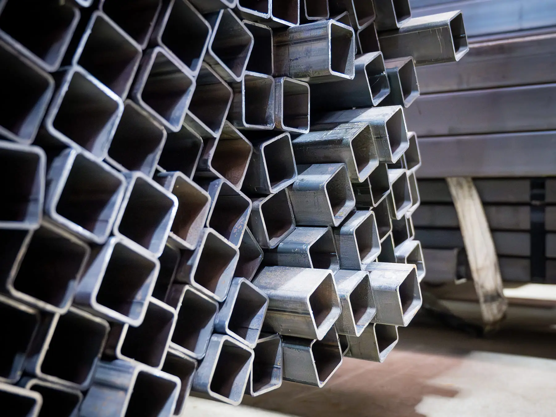 Vierkante verzinkte stalen kokers